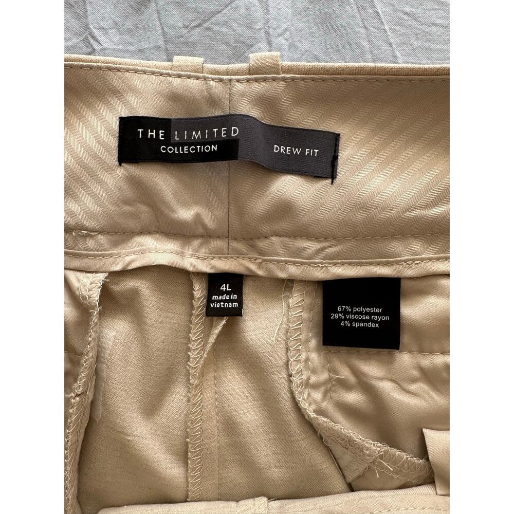 The Limited Beige Pant Suit Set Blazer 4 Pants 4L Drew Fit Career - Picture 10 of 16